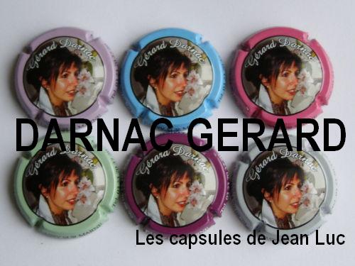 New  Champagne Gérard Darnac série nouvelle de 6 capsules 12 €